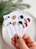 Christmas studs