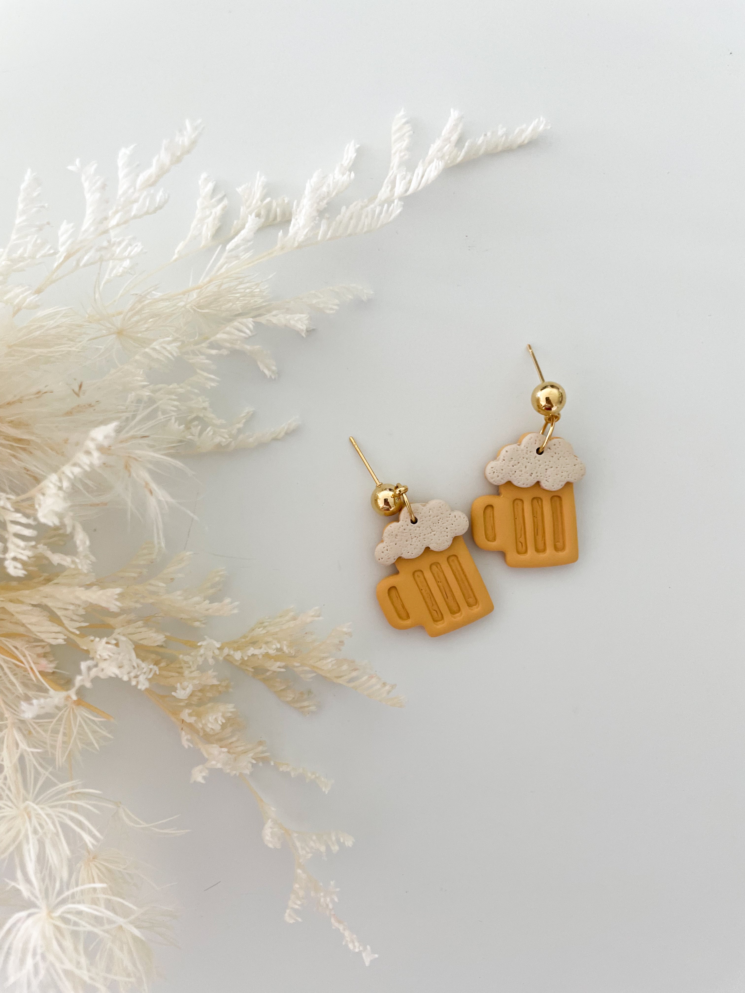 Beer earrings