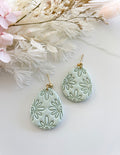 Green Floral Eggs