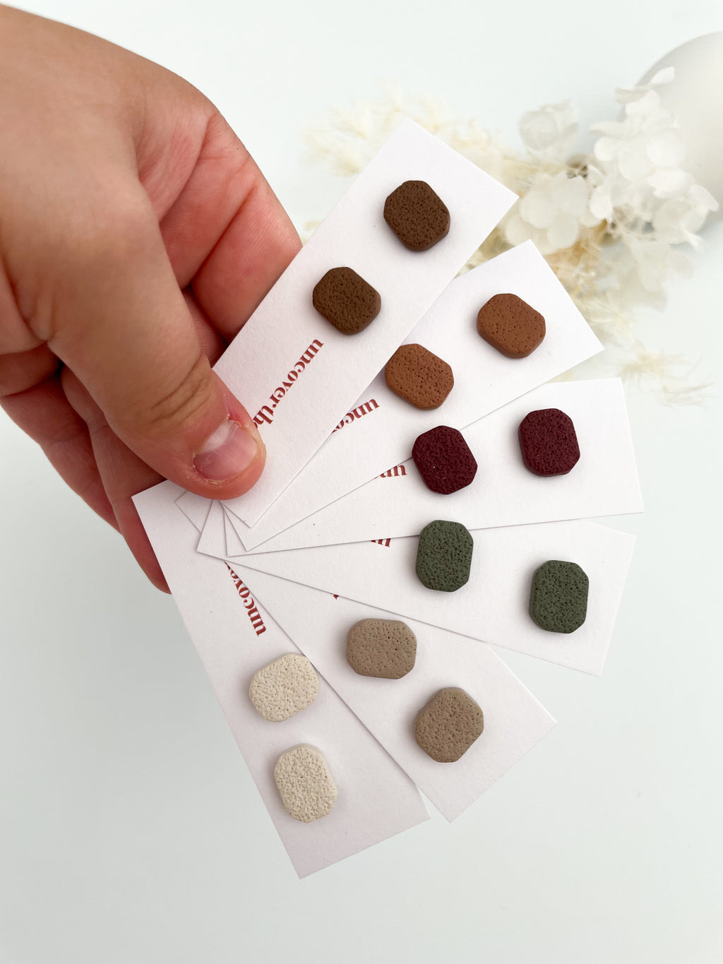 Earthy studs
