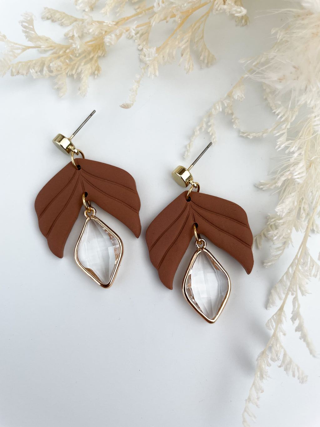 Orange-brown diamond drop