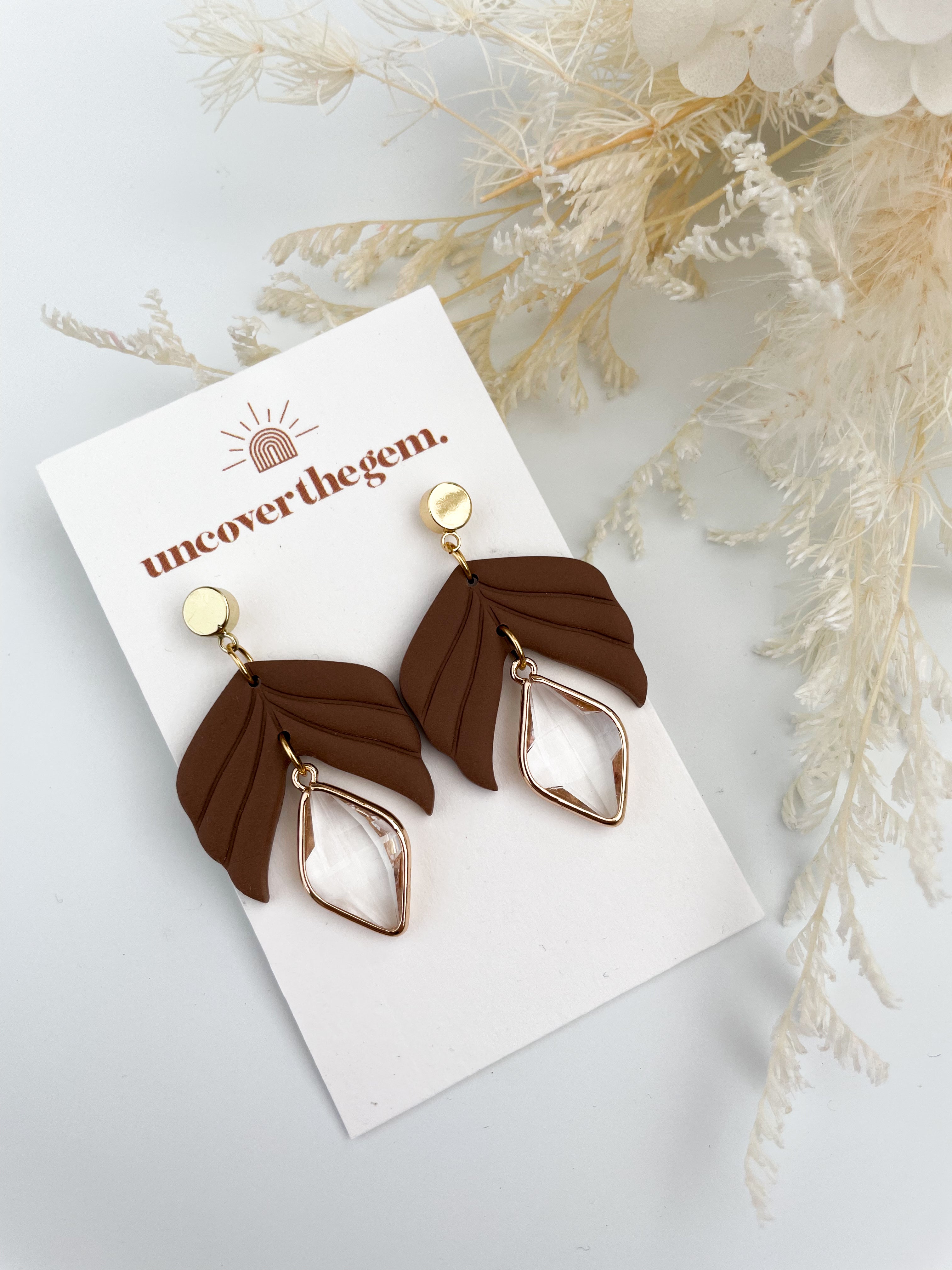 Brown diamond drops