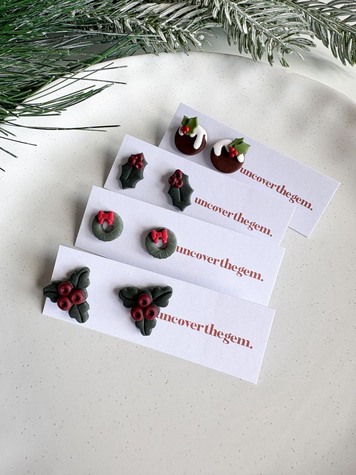 Christmas studs
