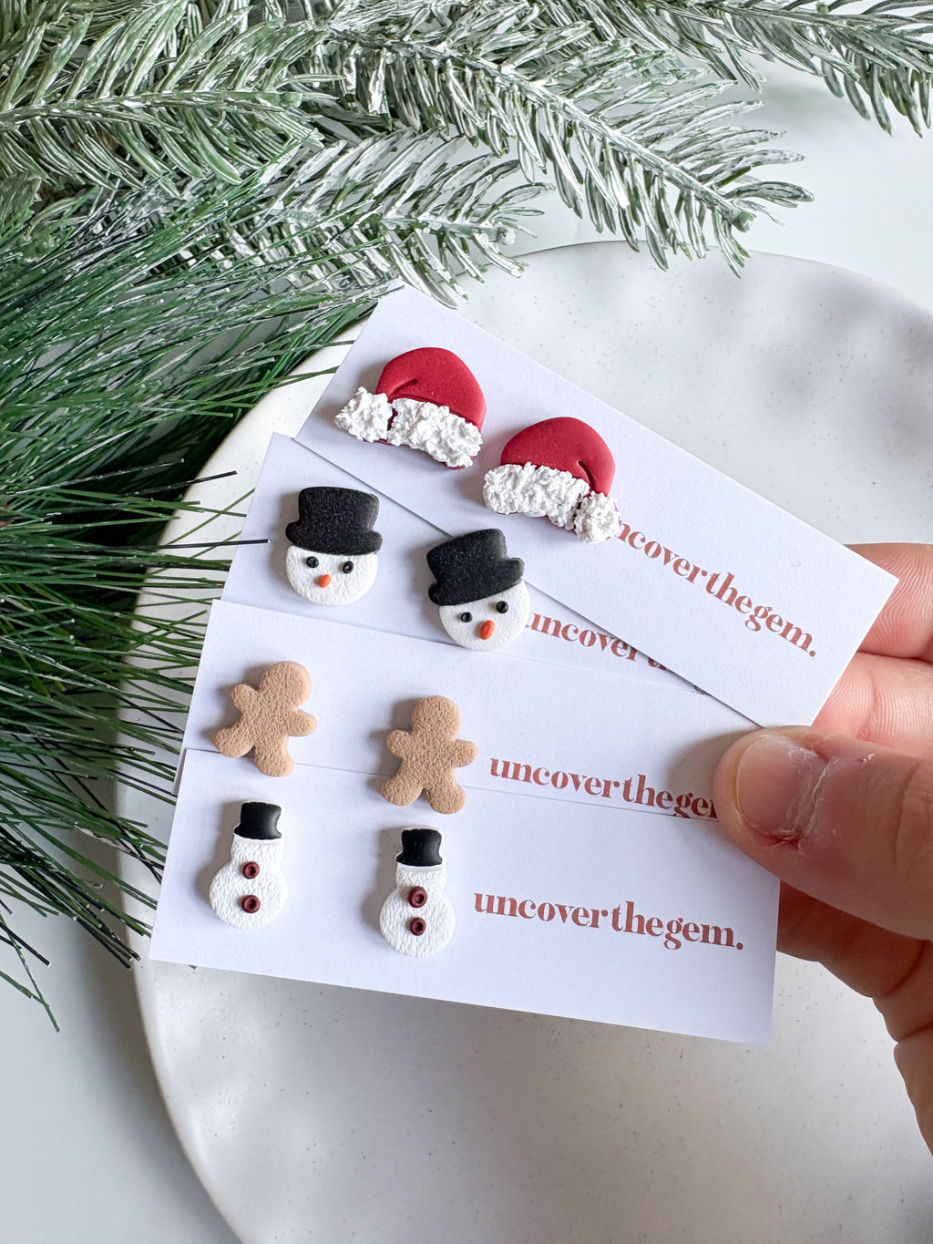 Christmas studs