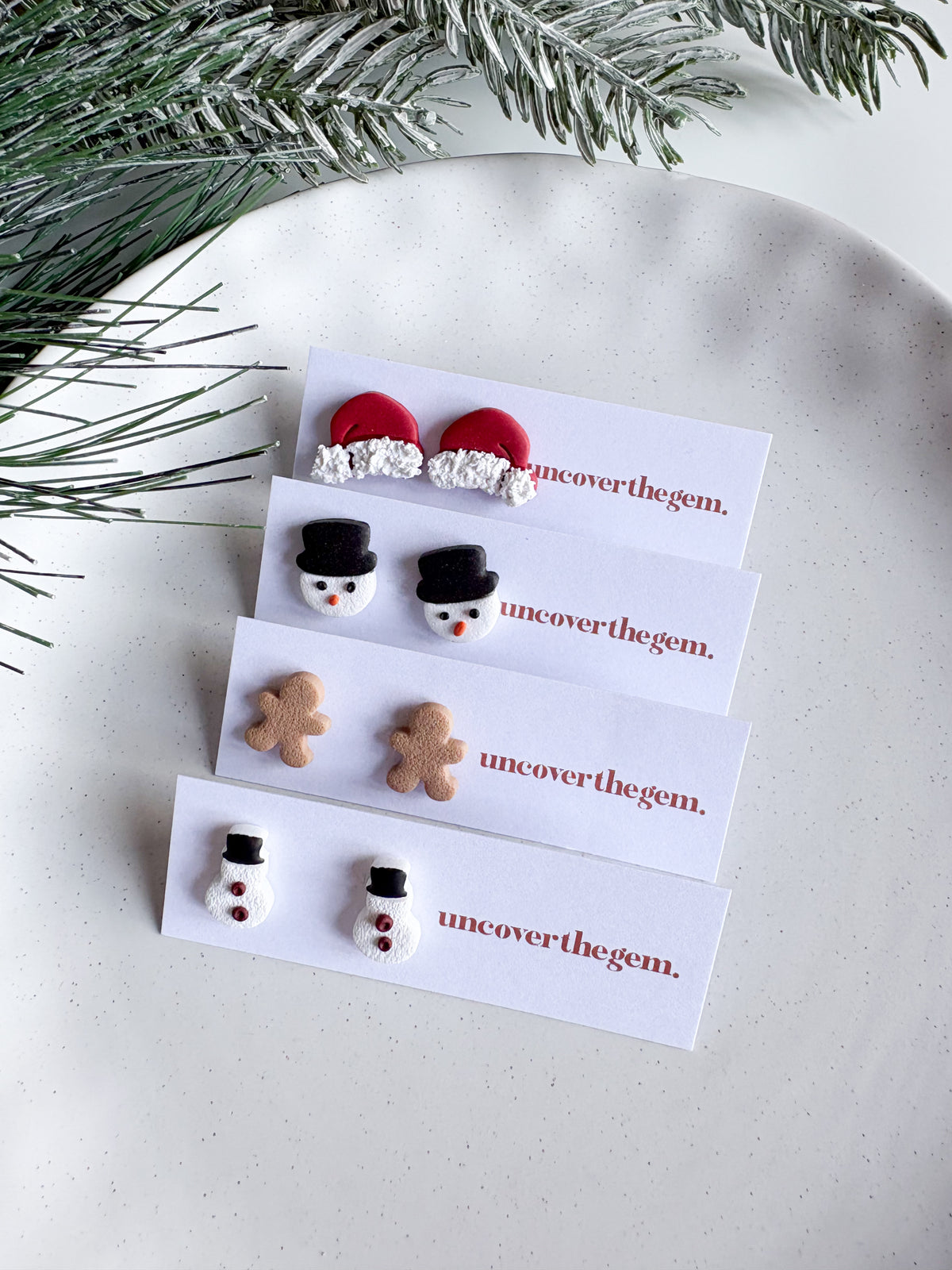 Christmas studs