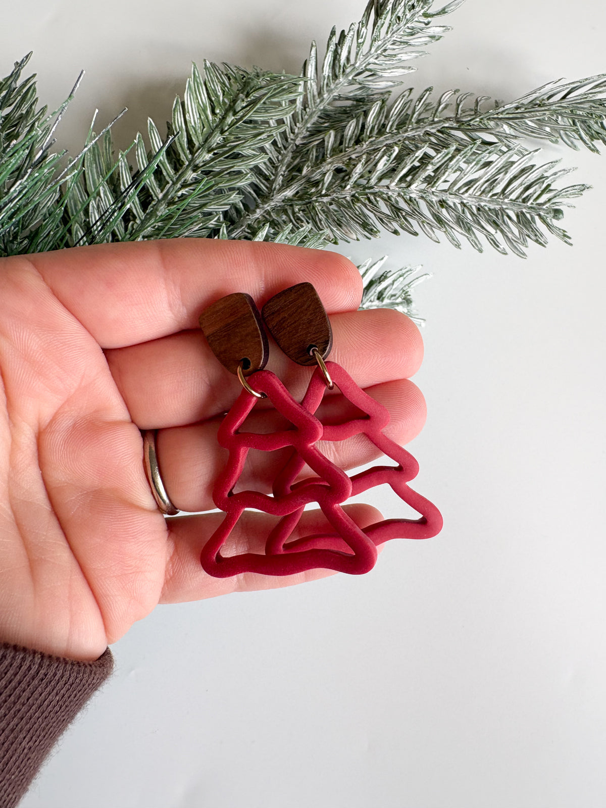 Christmas tree - red
