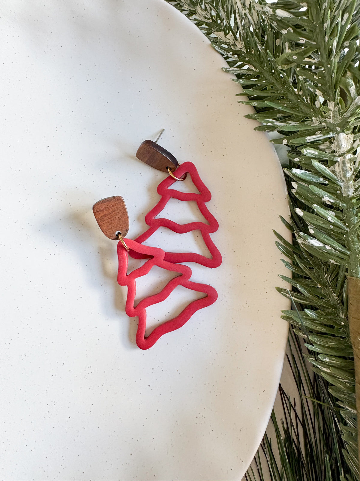 Christmas tree - red